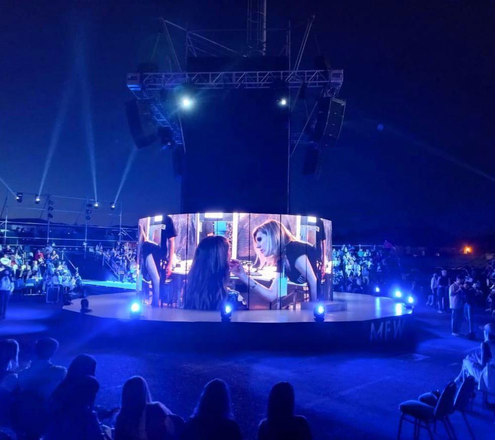 Escenario con Pantallas