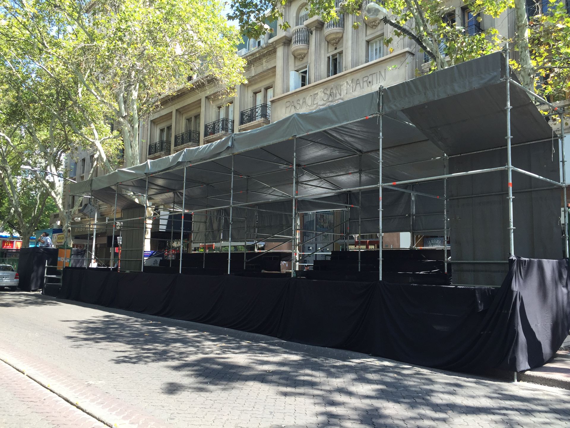 Palco Vía Blanca de la Reinas - Fiesta Nacional de la Vendimia